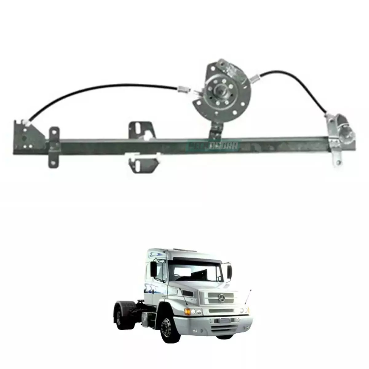 MAQUINA VIDRO MANUAL DIR PINO CURTO MB 1938S ATEGO AXOR 2006 EM DIANTE (97372002