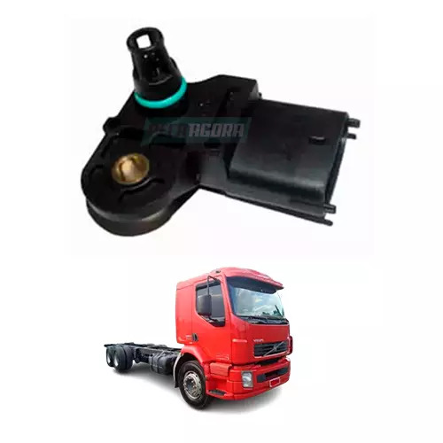 SENSOR TEMPERATURA E AR DO TURBO VOLVO VM 260 310 ONIBUS B270F EURO 3 (20741791-