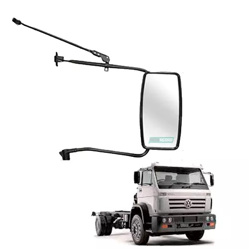 ESPELHO RETROVISOR COMPLETO DIREITO VW WORKER 17210 18310 23220 31310 - CONVEXO 