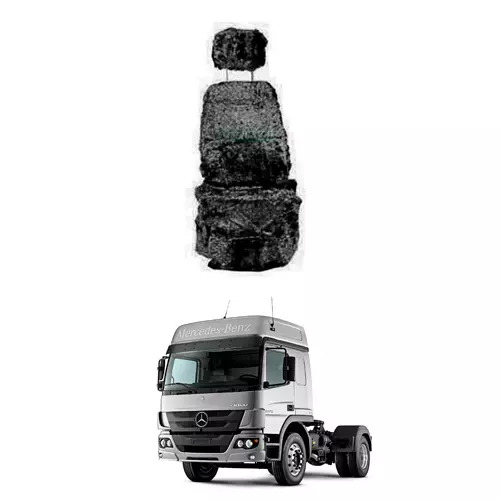 CAPA PELUCIA CHINIL BANCO S/LOGO MB ATEGO/SC112/VOLVO EDC/VW/STRALIS MOTORISTA G