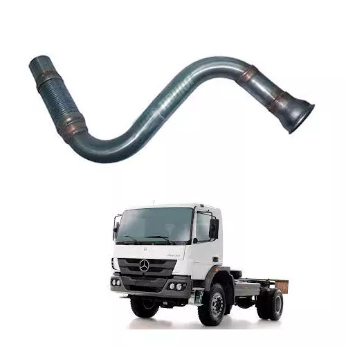 TUBO SAIDA MOTOR INOX MB ATEGO 1726 2426 EURO 5 (9584902019)