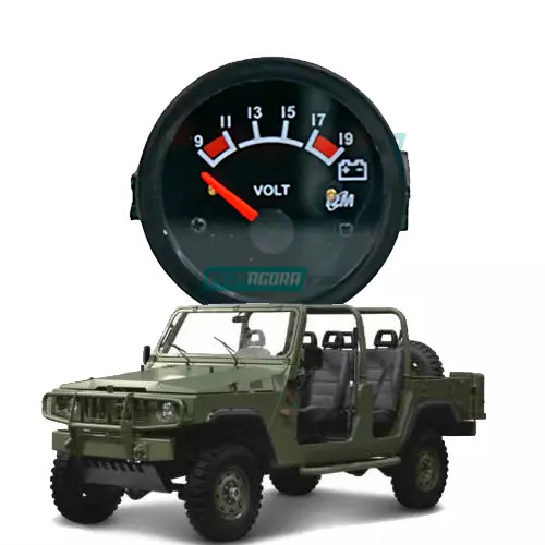 VOLTIMETRO 9-19V 12V 60MM MARRUA AM11 AM21 (6011011071009-22312)