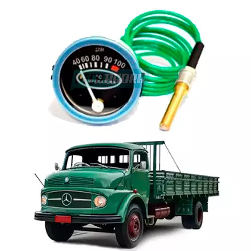 RELOGIO TEMPERATURA 40-100 GRAUS 3 MTS M14X1,5 MB 1111 1113 1313 1513 2013 2213 