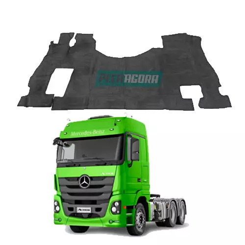 TAPETE VINIL CINZA TETO ALTO MERCEDES ACTROS 2546 ANO 2014 (PUES850C)