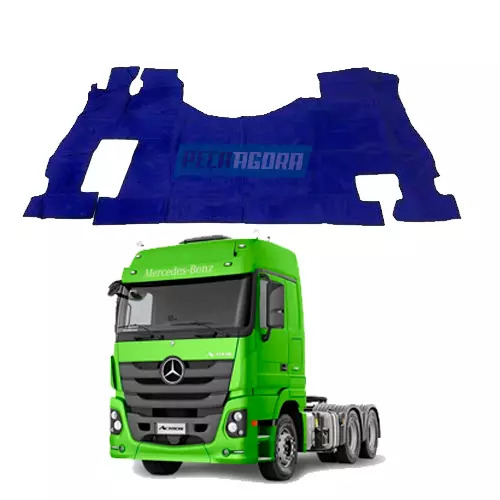 TAPETE VINIL AZUL TETO ALTO MERCEDES ACTROS 2546 ANO 2014 (PUES850A)