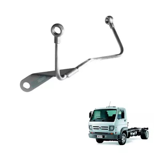 TUBO ENTRADA OLEO COMPRESSOR AR MOTOR MWM SPRINT 408 VW CAMINHAO DELIVERY 8150 /