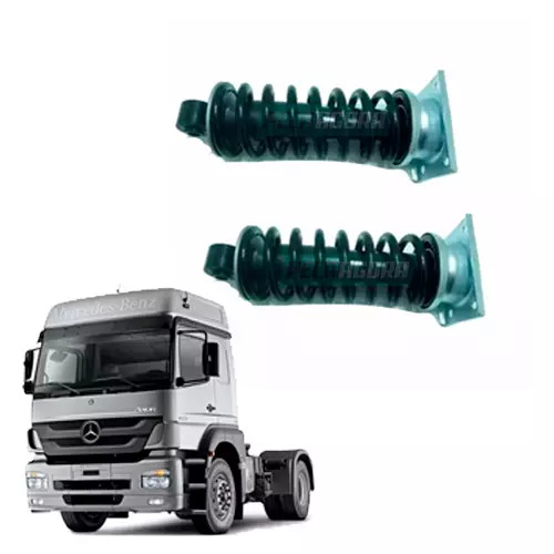 PAR AMORTECEDOR TRASEIRO CABINE ALTA 350MM PARA MB AXOR (P.9583170403)