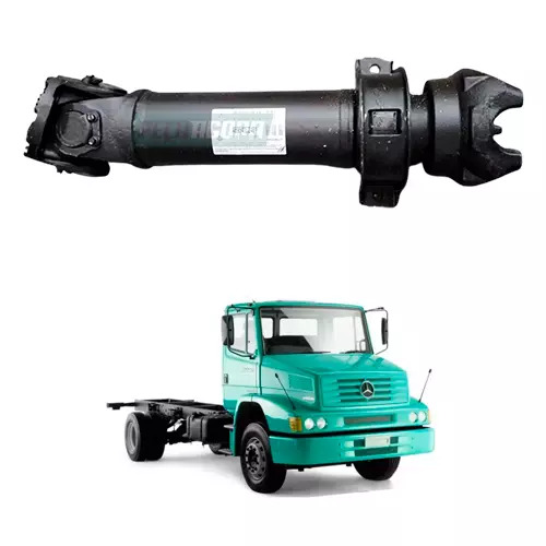 CONJUNTO EIXO TRANSMISSAO ORIGINAL MERCEDES BENZ 1620 LK 2005 ATRON 2324 2011 AT