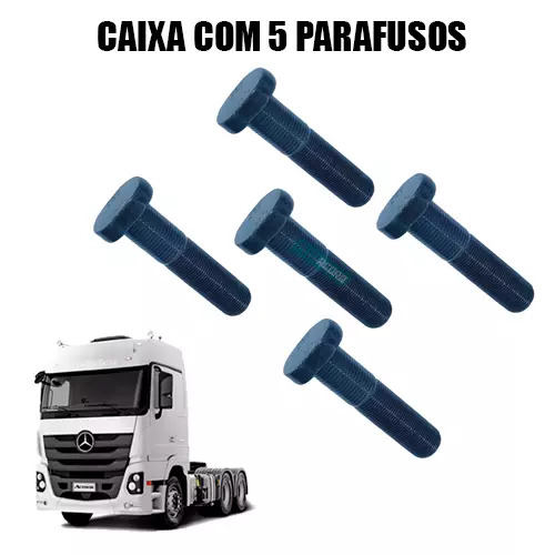 CAIXA 5 PARAFUSO RODA TRASEIRO 22X1,5X92/102 MB ACTROS 2010 EM DIANTE (CX.000401