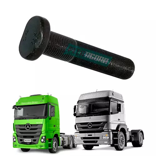 PARAFUSO RODA TRASEIRO M22 1,5X110/120,5 MB AXOR ACTROS 12 EM DIANTE RECARTILHAD