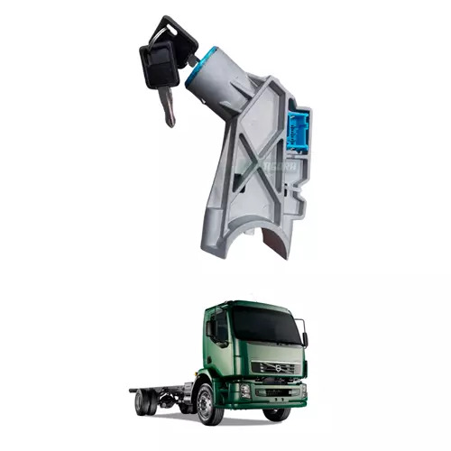 TRAVA DIRECAO COMPLETA COM COMUTADOR VOLVO VM 220 270 330 B270F COM MOTOR EURO 5
