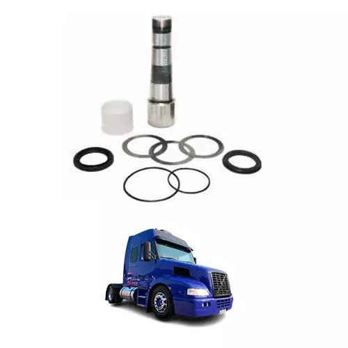 EMBUCHAMENTO MONTADO VOLVO NH FH FM BUCHA NYLON PINO CROMO LADO (85108338,,)