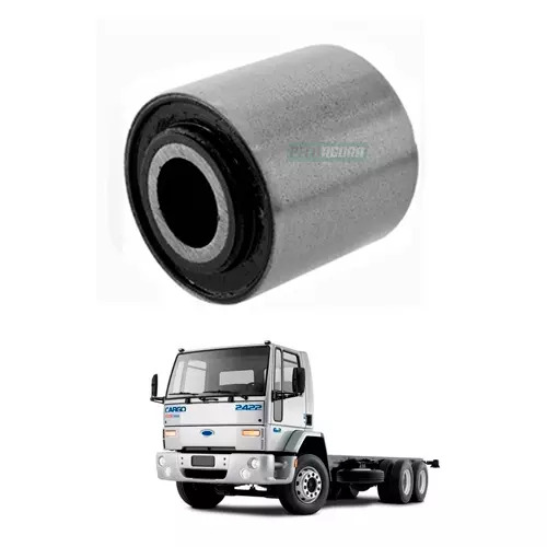 BUCHA TIRANTE SUSPENSAO TRASEIRA FORD CARGO 2421 2422 2003 ATE 2006 VW 23210 233