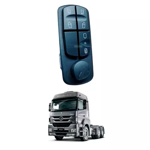 BOTAO VIDRO ELETRICO PORTA ESQ MB AXOR (0045454713.)