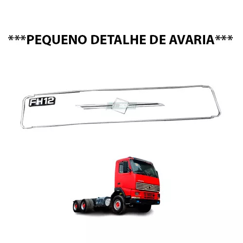 JOGO FRISO GRADE FRONTAL VOLVO FH 12 1994 A 2003 - PEQUENOS DETALHES (8144524-81