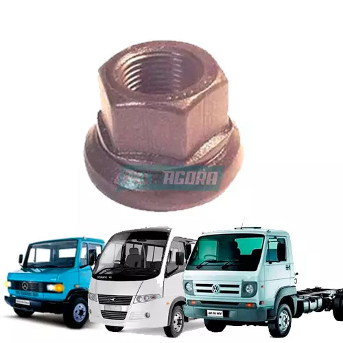 PORCA M18X1,5 PARAFUSO RODA DIANTEIRA TRASEIRA VW 680 690 NOVO DELIVERY MB 709 7