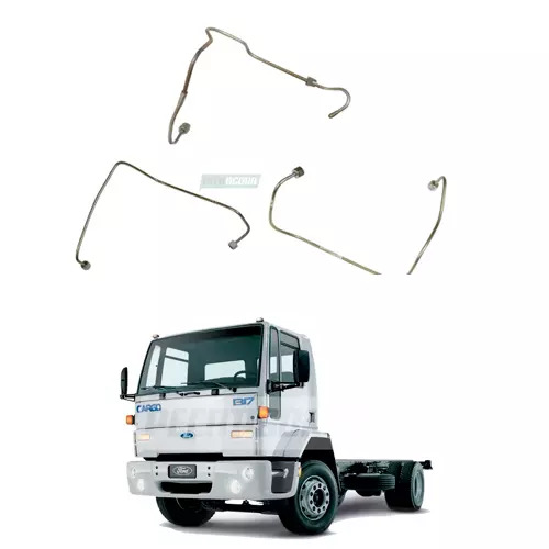 KIT TUBO INJETOR 1 2 E 3 CILINDRO FORD CARGO 1215 1317 1415 1517 1617 1717 APOS 