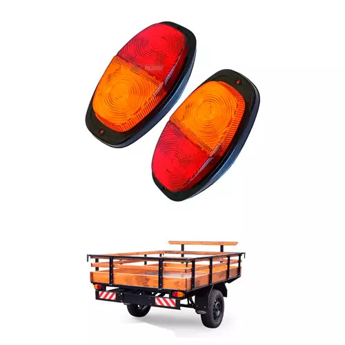 PAR LANTERNA PARA CARRETINHA CANOINHA UNIVERSAL BICOLOR (BLMK205BIPAR)