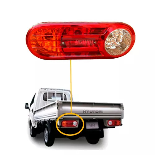 LANTERNA TRASEIRA HYUNDAI HR ESQUERDO PRADOLUX PL0826 (924014F000.)