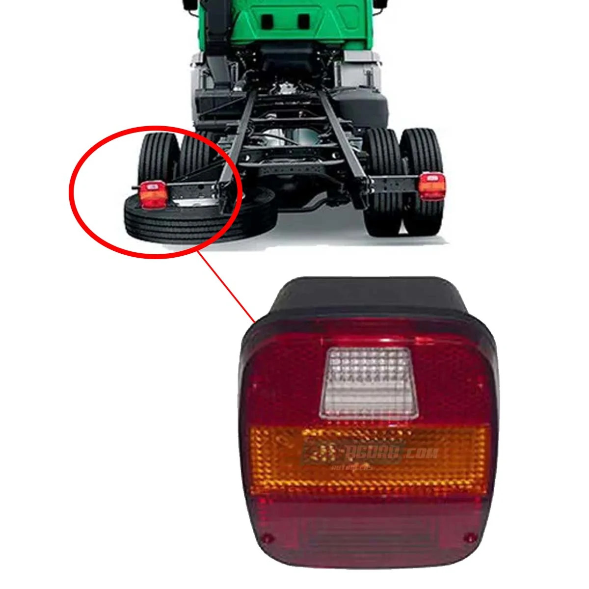 LANTERNA TRASEIRA MARMITAO PISCA AMAR.SEM VIGIA GAUER (2R2945096)