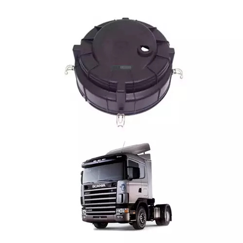 TAMPA FILTRO AR FP.33615 PARA SCANIA SERIE 4 P94 TR114 124  (1423413,)