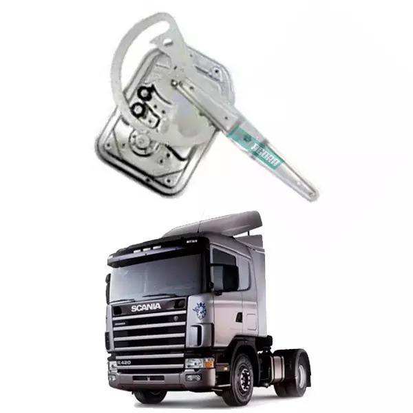 MAQUINA VIDRO PORTA MANUAL ESQUERDO PARA SCANIA SERIE 4 SERIE 5 PGR (1366847-130
