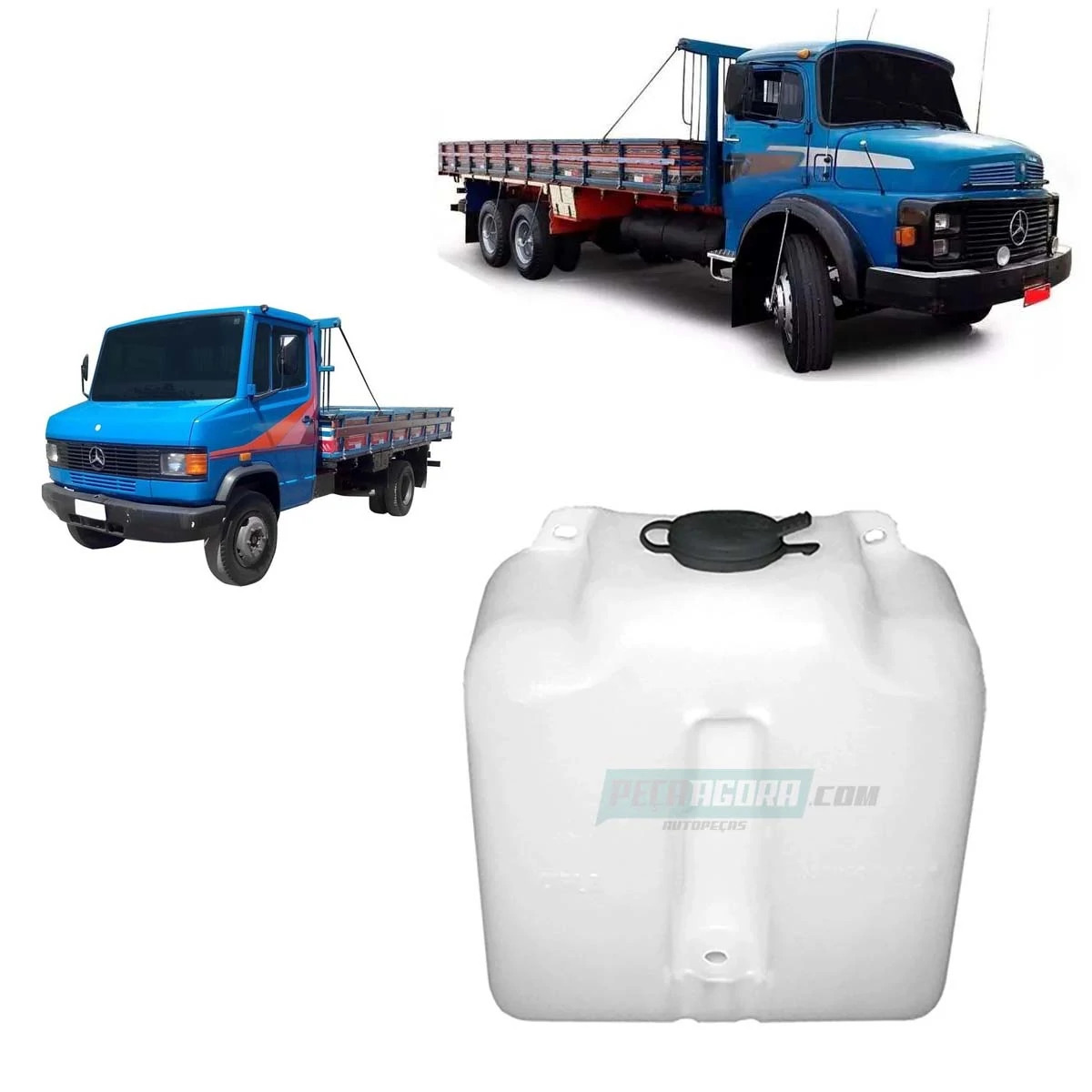 RESERVATORIO AGUA PARABRISA MB 608 709 710 1113 1313 1513 2013 AGRALE SEM BOMBA 