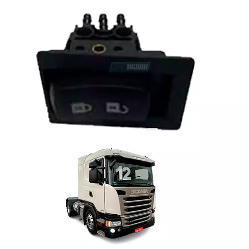 BOTAO TRAVA VOLANTE VALVULA PARA SCANIA G R T F K N - SEM CHICOTE (1797971-)