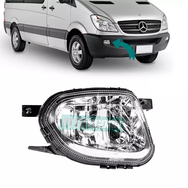 FAROL AUXILIAR H11 LONGO ALCANCE LADO DIREITO SPRINTER 2012 A 2016 (2118200656-F