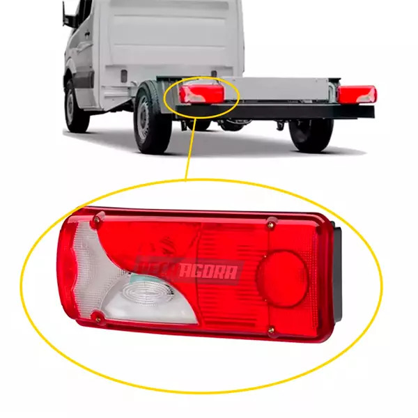 LANTERNA TRASEIRA MERCEDES BENZ SPRINTER COM VIGIA ESQUERDO BOTINHA GAUER (90682