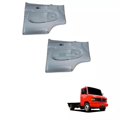 FORRO PORTA PLASTICO MB 710 PUS 712 912 914 1114 BICUDO 2003... CINZA  (K.887200