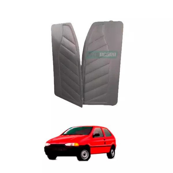 PAR FORRO PORTA PALIO BASICO STRADA 96 A 2000 2 PORTAS CINZA PEQUENA AVARIA. (M3