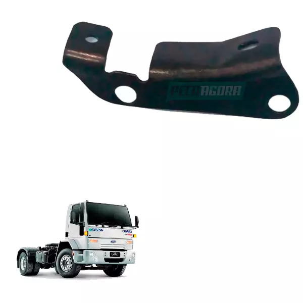 SUPORTE INFERIOR DEFLETOR AR LE ESQUERDO FORD 1215 1415 1419 1617 1622 1722 2322