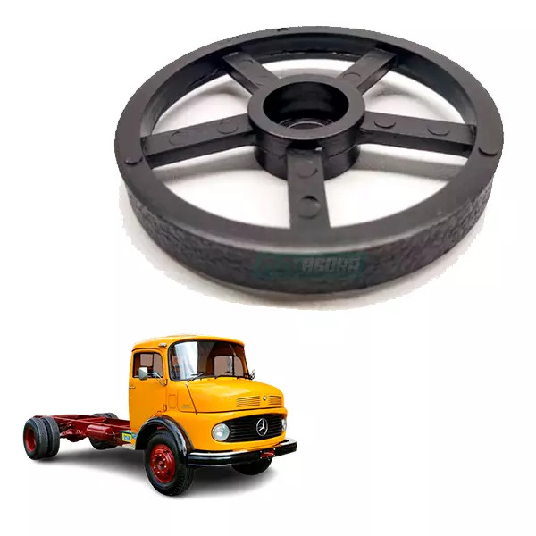 ARRUELA MACANETA MODERNA LEVANTAR VIDRO MB TODOS CABINE 1113. (3317257043,)