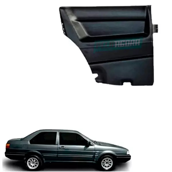 FORRO LATERAL PRETO TRASEIRO ESQUERDO SANTANA 2 PORTAS 95 A 98 SEM PORTA OBJETO 