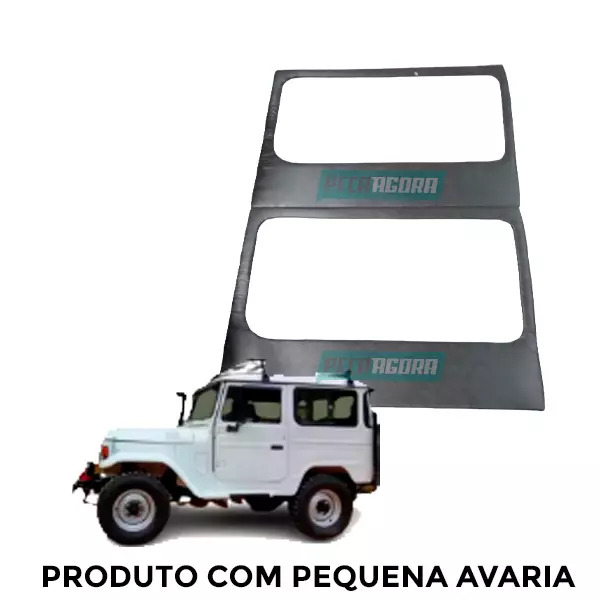 PAR FORRO LATERAL TRASEIRA TOYOTA BANDEIRANTE 2P JANELA LONGA 93 CM COM AVARIA (