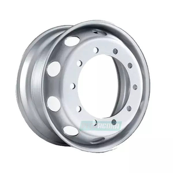 RODA DISCO ARO 22,5X7,5 10 FUROS SEM CAMARA MB VW FORD IVECO VOLVO SCANIA P94 (1