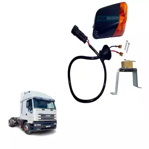 LANTERNA ESTRIBO LD DIANTEIRA PARA IVECO  EUROTECH EUROTRAKKER 190E42 450E37T   