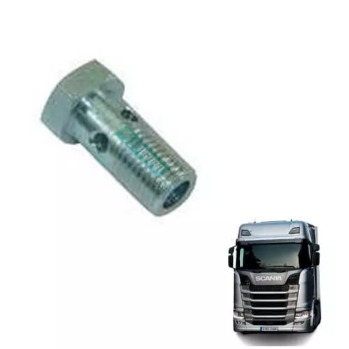PARAFUSO BANJO VAZADO 12X1.5X25 COM 4 FUROS PARA SCANIA (812389)