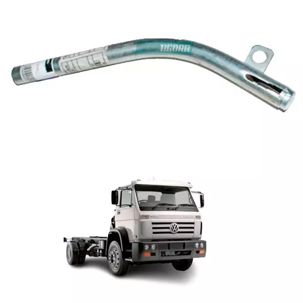 TUBO VARETA NIVEL OLEO MOTOR MWM X10 X12 VW 7100 8140 8120 8150 12140T 13150 815