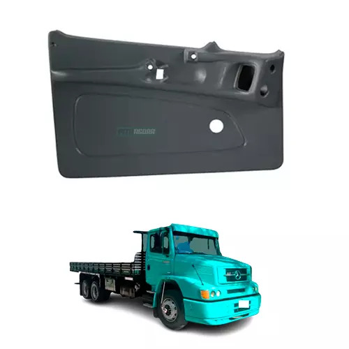 FORRO PORTA ESQUERDO CINZA PLASTICO MAIS GROSSO MERCEDES BENZ 1620 1622 2638 121
