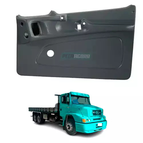 FORRO PORTA DIREITO CINZA PLASTICO MAIS GROSSO MERCEDES BENZ 1620 1622 2638 1218