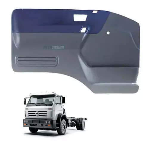 FORRO PORTA ESQUERDO PLASTICO MAIS GROSSO VOLKSWAGEN WORKER TITAN AZUL  (1612)