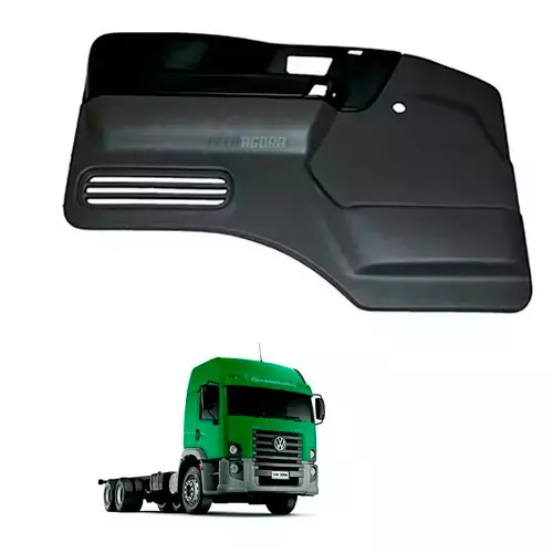 FORRO PORTA ESQUERDO PRETO VOLKSWAGEN WORKER E TITAN 2013 EM DIANTE  (1613)