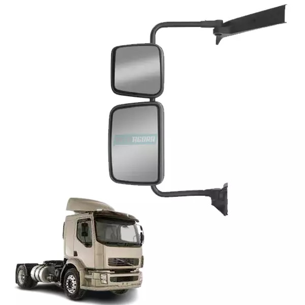 CONJUNTO ESPELHO RETROVISOR COM ESPELHO AUXILIAR VOLVO VM 2006...  (20707876-ER2