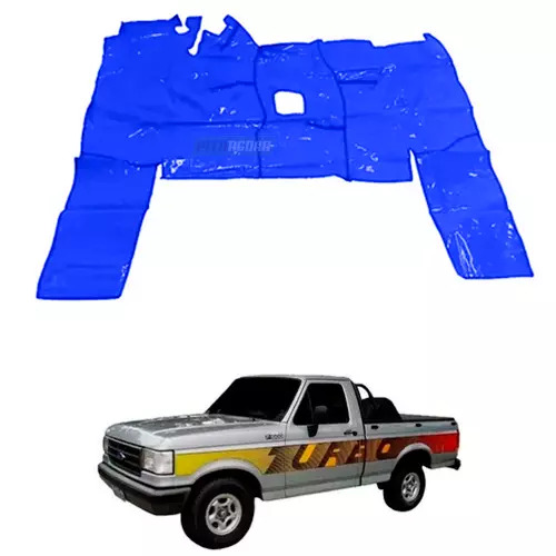TAPETE VINIL AZUL FORD F1000 F4000 93 94 95 (PUES238A)