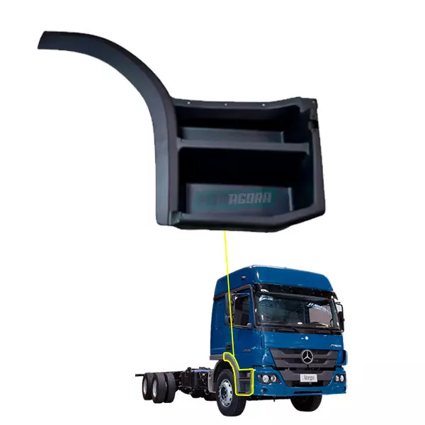 PARALAMA ESTRIBO DIREITO ESCADA CABINE MB ATEGO 2013 DIANTE (9586601901-BBZ02067