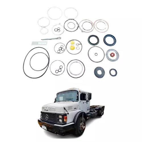 REPARO CAIXA DIRECAO HIDRAULICA ZF 8065 698 002 MB 1924 1929 1932 1933 1934 PARA