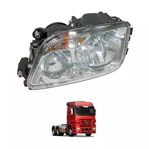 FAROL PRINCIPAL ESQUERDO MB ACTROS - 2008 A 2015 (9438201461-L0313007)