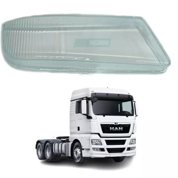 LENTE FAROL MILHA DIREITO MAN TGX TGF TGS (81251100086-2V5941116-KMA01-073-5)